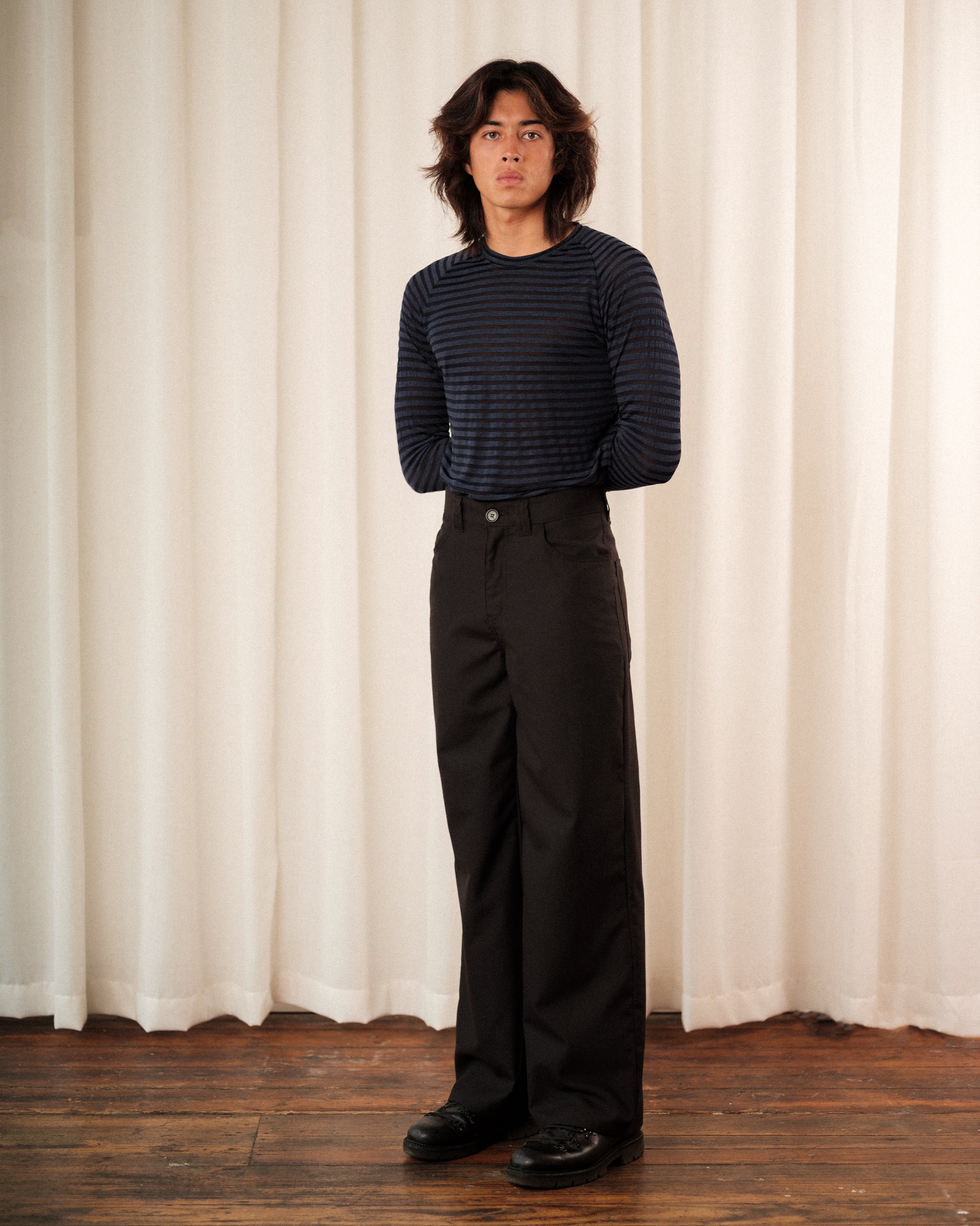 'Tinari' Suit Trouser in Black