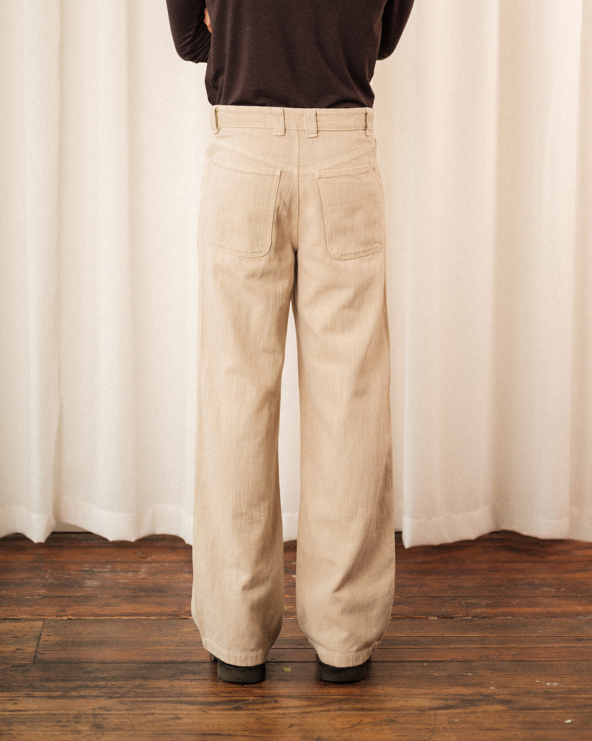 'Taylor' Jean in Almond